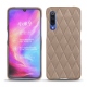 Coque cuir Xiaomi Mi 9 - Taupe vintage - Couture