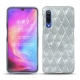 Coque cuir Xiaomi Mi 9 - Platinium - Couture