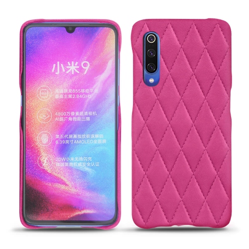 レザーケース Xiaomi Mi 9Rose BB - Couture ( Pantone #DB599F )