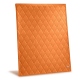 Restaurant menu cover - Orange - Couture ( Nappa - Pantone 1495U ) 
