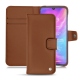 Custodia in pelle Xiaomi Mi 9 - Marron ( Nappa - Pantone 1615C ) 