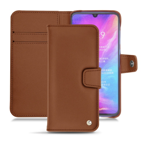 Protections en cuir (coques, étuis, housses) pour Xiaomi Mi 9 par NoreveMarron ( Nappa - Pantone #8B4720 ) 