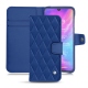 Custodia in pelle Xiaomi Mi 9 - Bleu océan - Couture ( Nappa - Pantone 293C ) 