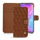 Funda de piel Xiaomi Mi 9 - Marron - Couture ( Nappa - Pantone 1615C ) 