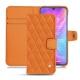 Xiaomi Mi 9 leather case - Orange - Couture ( Nappa - Pantone 1495U ) 