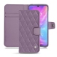 Custodia in pelle Xiaomi Mi 9 - Lilas - Couture ( Nappa - Pantone 2645U ) 