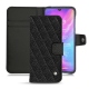 レザーケース Xiaomi Mi 9 - Ebène - Couture ( Sleek P C12 - Black ) 
