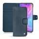 Custodia in pelle Xiaomi Mi 9 - Jean vintage ( Roughtcut - Pantone 285U  ) 