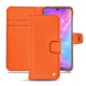 Xiaomi Mi 9 leather case - Orange fluo