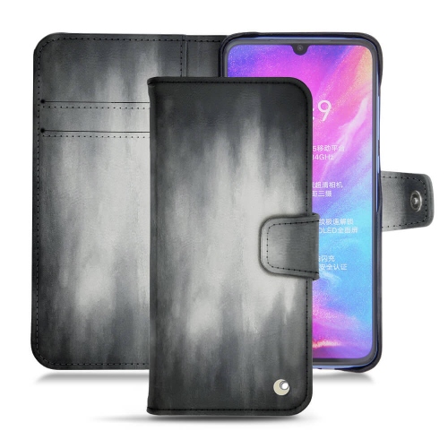 Funda de piel Xiaomi Mi 9Gris Patine