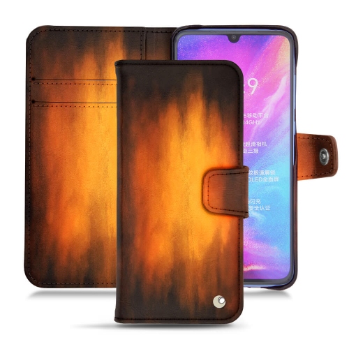 レザーケース Xiaomi Mi 9Fauve Patine