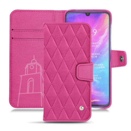 硬质真皮保护套 Xiaomi Mi 9Rose BB - Couture ( Pantone #DB599F )