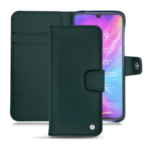 Funda de piel Xiaomi Mi 9Vert séduisant ( Pantone #1d3c34 ) 