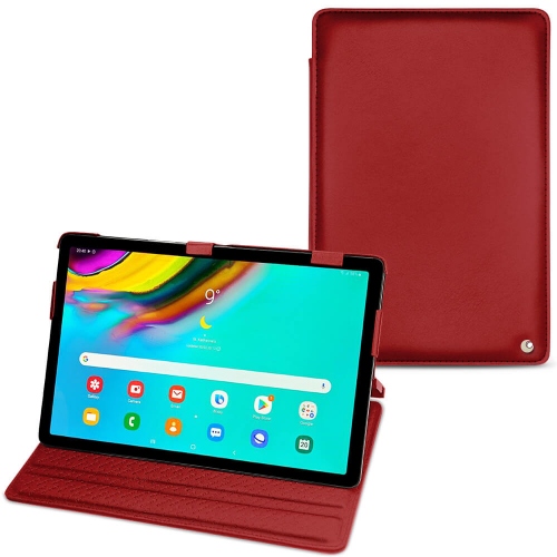 Custodia in pelle Samsung Galaxy Tab S5eRouge ( Nappa - Pantone #d50032 ) 