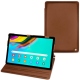 Samsung Galaxy Tab S5e leather case - Marron ( Nappa - Pantone 1615C ) 