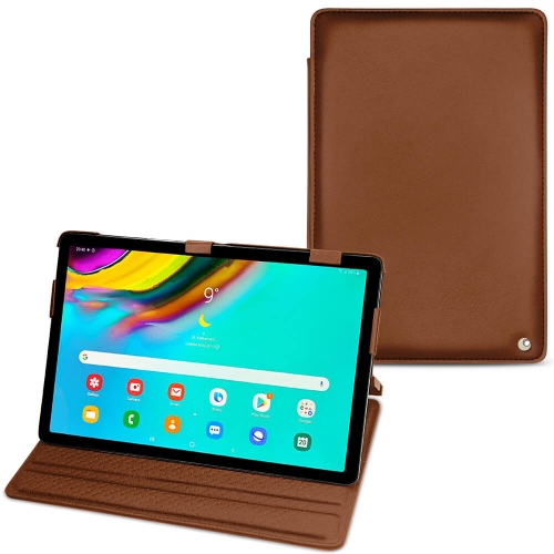 Samsung Galaxy Tab S5e leather caseMarron ( Nappa - Pantone #8B4720 ) 