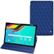 Housse cuir Samsung Galaxy Tab S5e - Bleu océan - Couture ( Nappa - Pantone 293C ) 