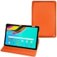 Samsung Galaxy Tab S5e leather case - Orange fluo