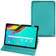 Samsung Galaxy Tab S5e leather case - Bleu fluo