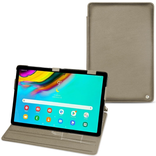 Lederschutzhülle Samsung Galaxy Tab S5eDarboun sabla ( Pantone #BCB1A1 )