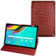 Samsung Galaxy Tab S5e leather case - Autruche ciliegia