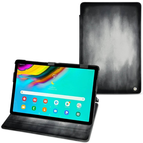 Custodia in pelle Samsung Galaxy Tab S5eGris Patine