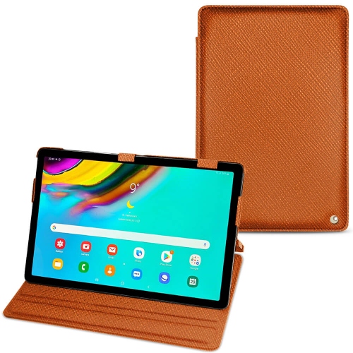 硬质真皮保护套 Samsung Galaxy Tab S5eOrange vibrant ( Pantone #e36b39 ) 