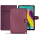 Housse cuir Samsung Galaxy Tab S5e - Prune vintage ( Pantone 512C ) 