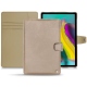 Samsung Galaxy Tab S5e leather case - Taupe vintage ( Pantone 7530C ) 