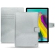 Samsung Galaxy Tab S5e leather case - Platinium ( Pantone 877C ) 