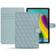 Custodia in pelle Samsung Galaxy Tab S5e - Bleu ciel - Couture ( Nappa - Pantone 277C ) 