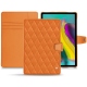 Samsung Galaxy Tab S5e leather case - Orange - Couture ( Nappa - Pantone 1495U ) 