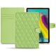 Funda de piel Samsung Galaxy Tab S5e - Vert olive - Couture ( Nappa - Pantone 578U ) 