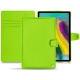 Lederschutzhülle Samsung Galaxy Tab S5e - Vert fluo