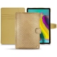 Samsung Galaxy Tab S5e leather case - Serpent sabbia