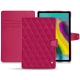 Lederschutzhülle Samsung Galaxy Tab S5e - Rose fluo - Couture