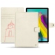Housse cuir Samsung Galaxy Tab S5e - Blanc escumo