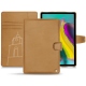 Capa em pele Samsung Galaxy Tab S5e - Castan esparciate