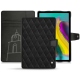 硬质真皮保护套 Samsung Galaxy Tab S5e - Negre poudro - Couture