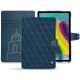 Samsung Galaxy Tab S5e leather case - Blu mediterran - Couture