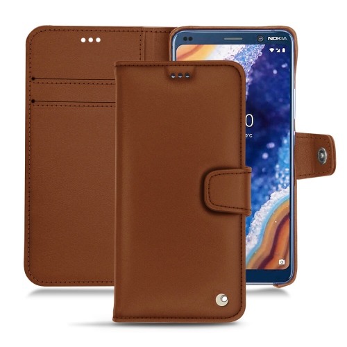 Capa em pele Nokia 9 PureView Tradition BMarron ( Nappa - Pantone #8B4720 ) 