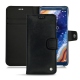 Capa em pele Nokia 9 PureView - Dark vintage ( Roughtcut - Black#5256 ) 