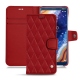 Funda de piel Nokia 9 PureView - Rouge - Couture ( Nappa - Pantone 199C ) 