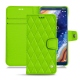Custodia in pelle Nokia 9 PureView - Vert fluo - Couture