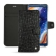 Capa em pele Nokia 9 PureView - Autruche nero