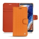 Custodia in pelle Nokia 9 PureView - Abaca arancio