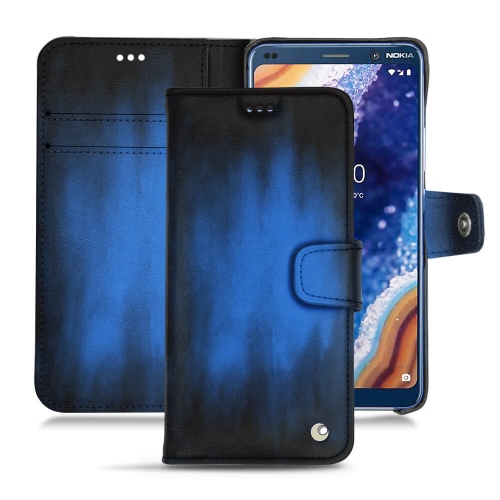 硬质真皮保护套 Nokia 9 PureView Tradition BBleu Patine