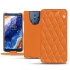 Housse cuir Nokia 9 PureView - Orange - Couture ( Nappa - Pantone 1495U ) 