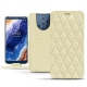 Housse cuir Nokia 9 PureView - Ivoire - Couture ( Sleek P C12 - White ) 