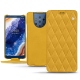 Funda de piel Nokia 9 PureView - Jaune soulèu - Couture